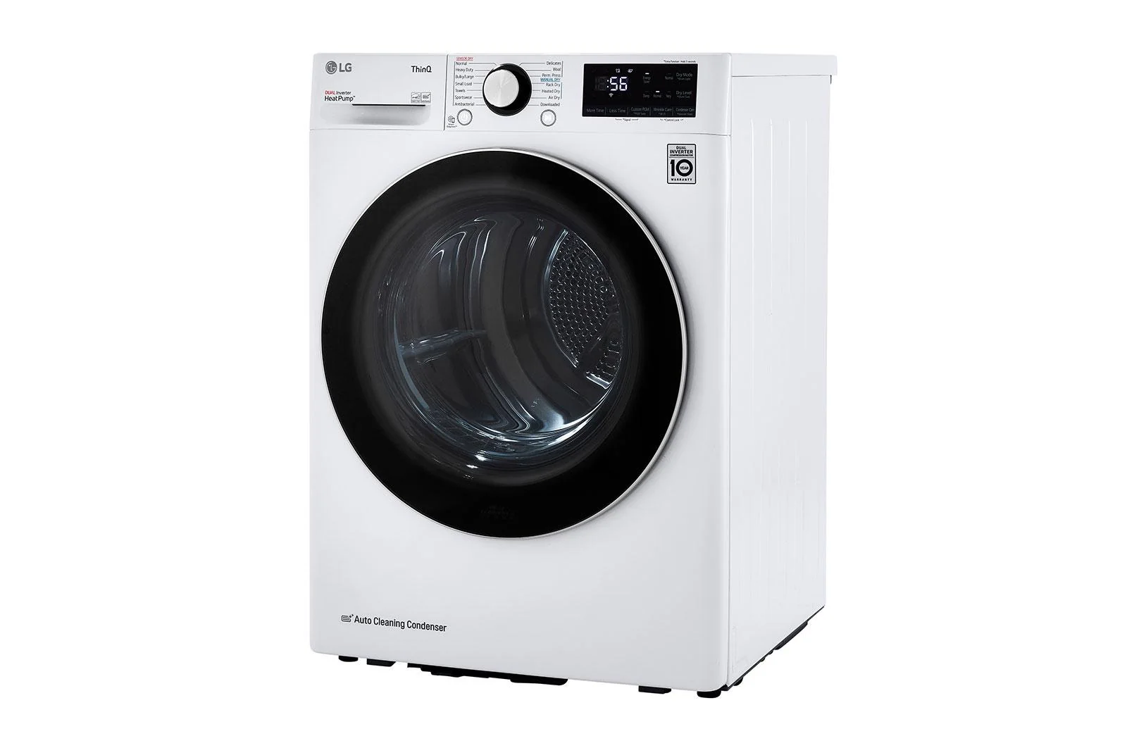 Lg DLHC1455W 4.2 cu. ft. Smart Wi-Fi Enabled Compact Front Load Dryer with Dual Inverter HeatPump™ Technology - Image 4