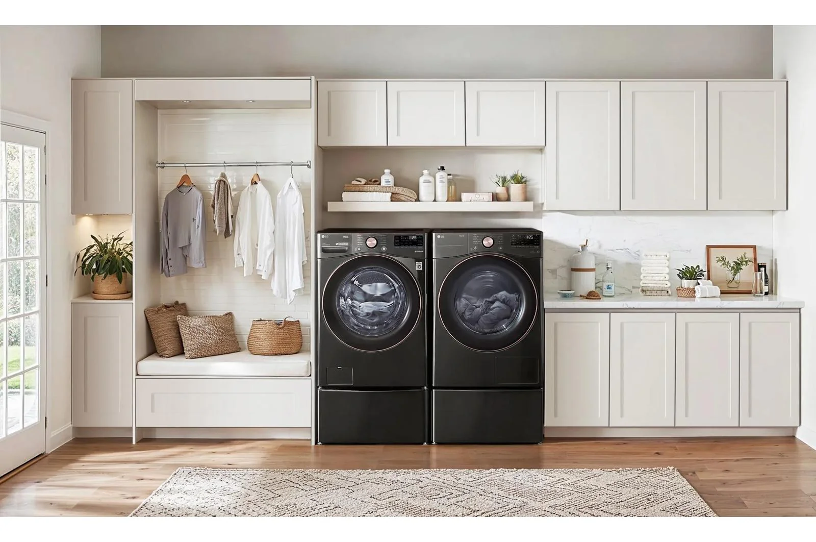 Lg DLHC4002B 7.8 cu. ft. Ultra Large Capacity Heat Pump Ventless Dryer, Wi-Fi Connectivity Black Steel - Image 16