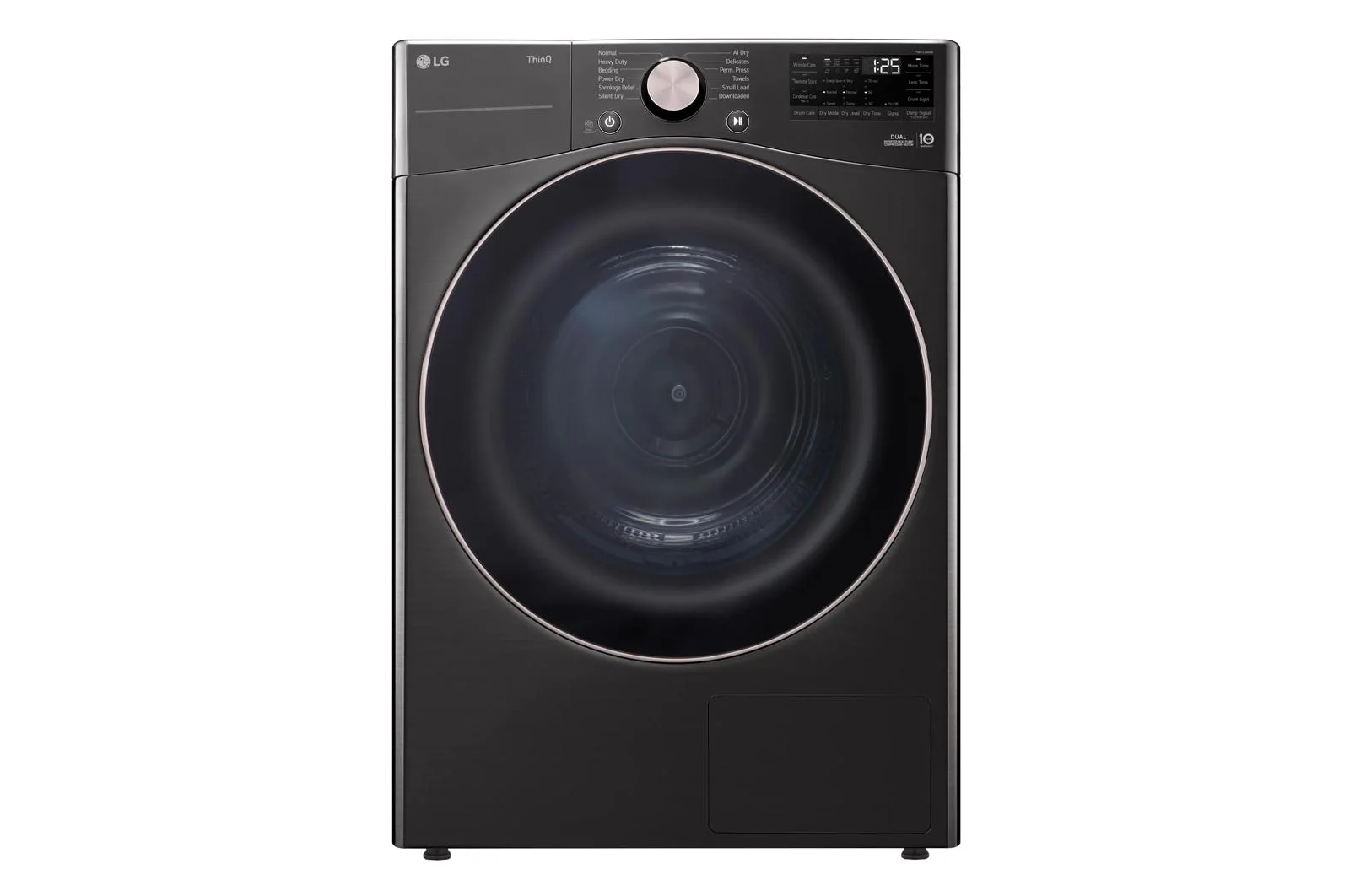 Lg DLHC4002B 7.8 cu. ft. Ultra Large Capacity Heat Pump Ventless Dryer, Wi-Fi Connectivity Black Steel - Image 5