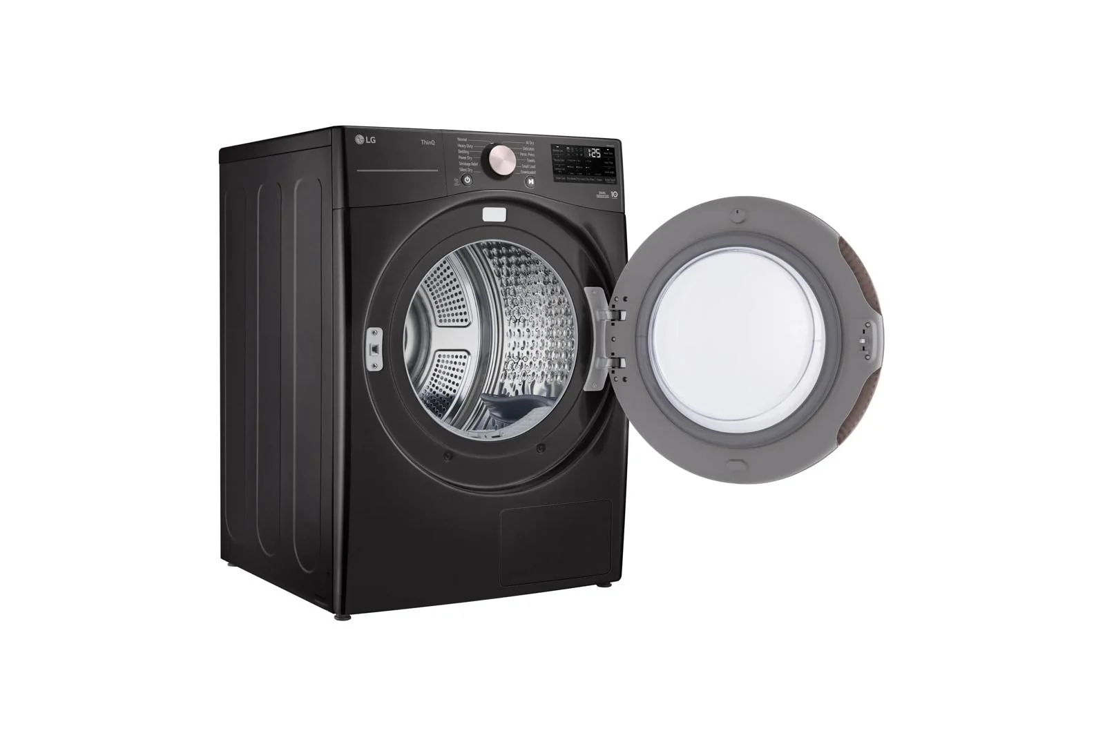 Lg DLHC4002B 7.8 cu. ft. Ultra Large Capacity Heat Pump Ventless Dryer, Wi-Fi Connectivity Black Steel - Image 9