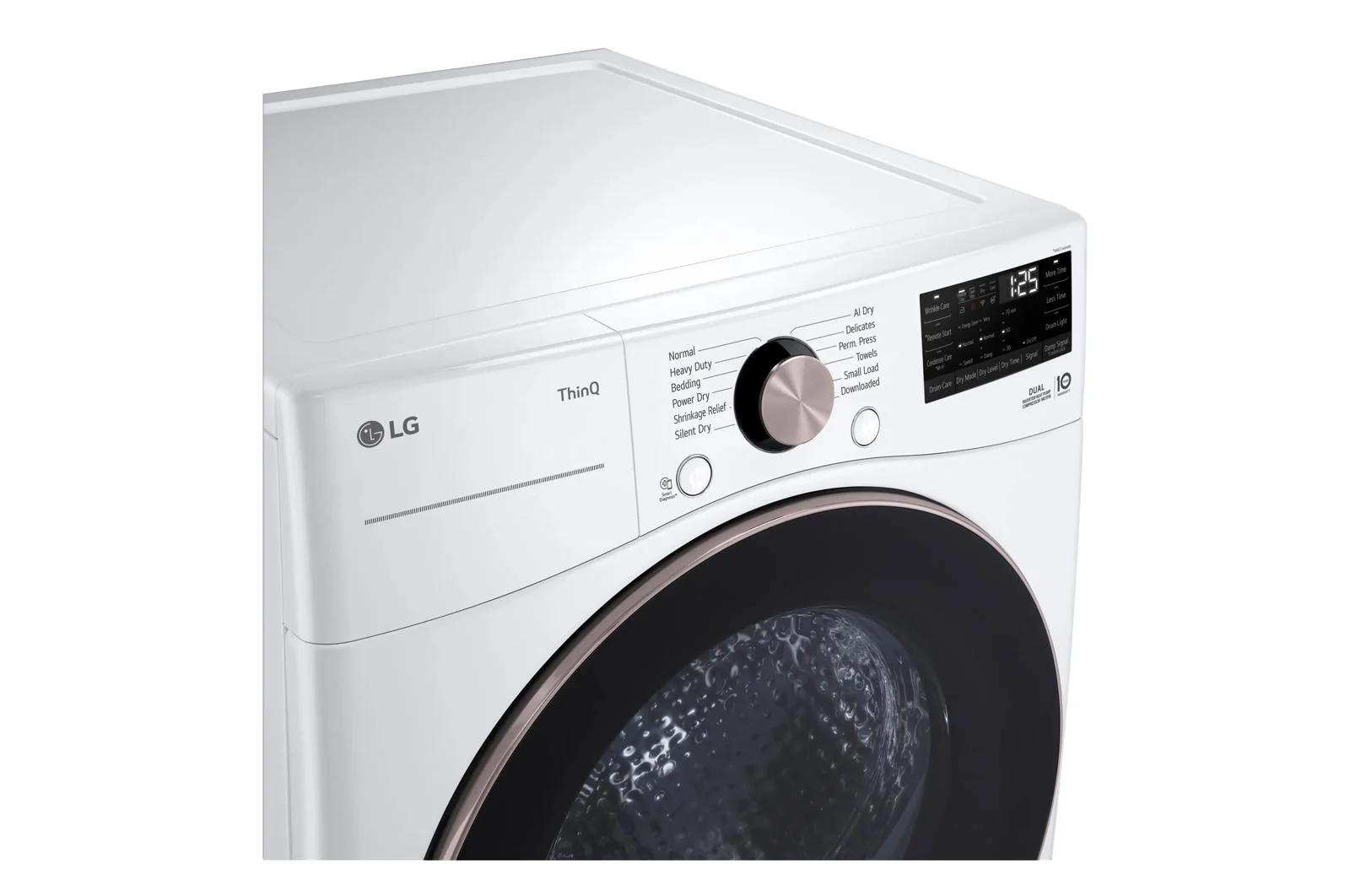 Lg DLHC4002W 7.8 cu. ft. Mega Capacity Smart Front Load Dryer with Dual Inverter HeatPump™ Technology and Inverter Direct Drive Motor System - Image 11