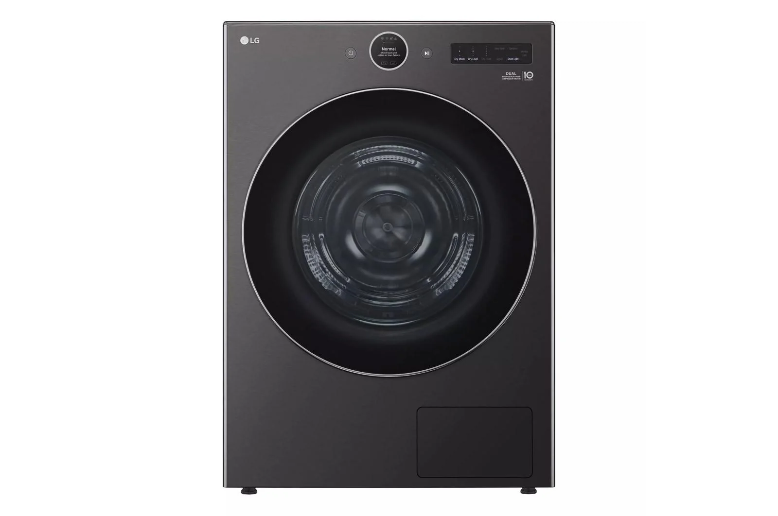 Lg DLHC5502B 7.8 cu. ft. Mega Capacity Smart Front Load Dryer with Dual Inverter HeatPump™ Technology and Inverter Direct Drive Motor System
