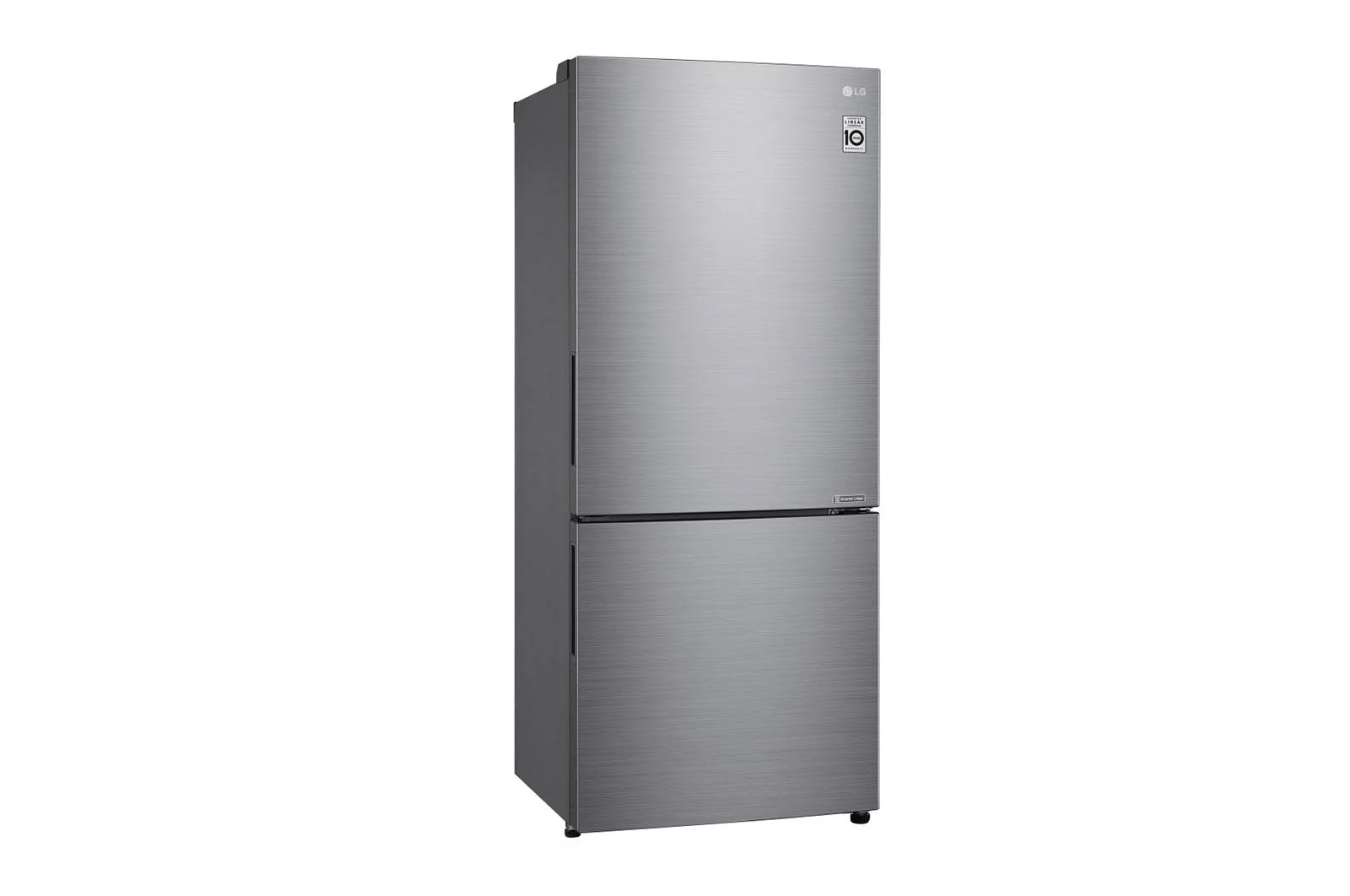 Lg LBNC15231V 15 cu. ft. 28-inch Wide Bottom Freezer Refrigerator - Stainless Steel - Image 2