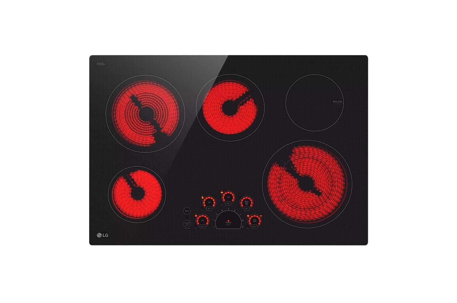 Lg LCE3010SBE 30" Radiant Cooktop, 5 Burner, Black, Energy Star - Image 4
