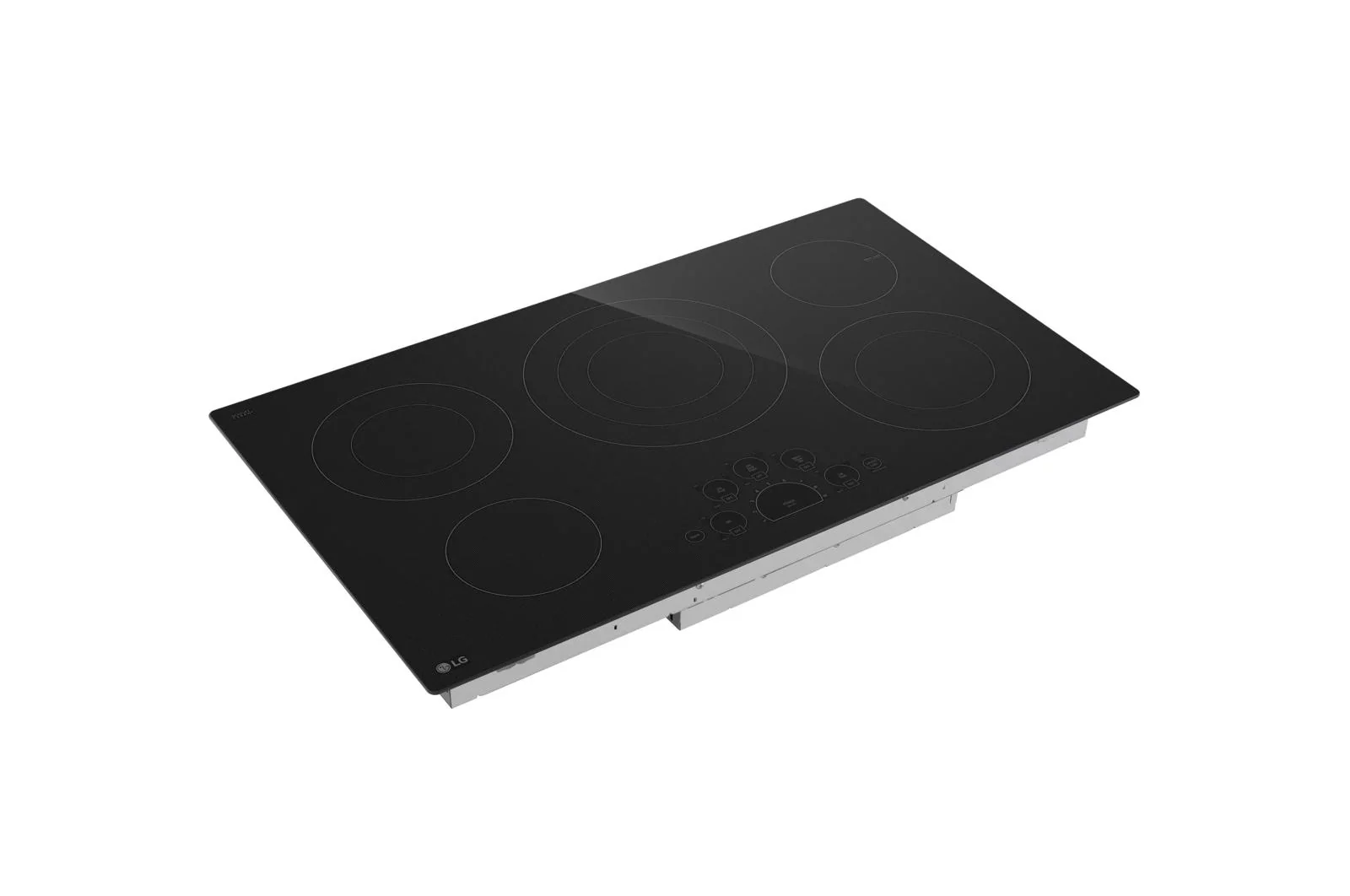 Lg LCE3610SBE 36 Inch Radiant Cooktop, 5 Burner, Black, ENERGY STAR - Image 2