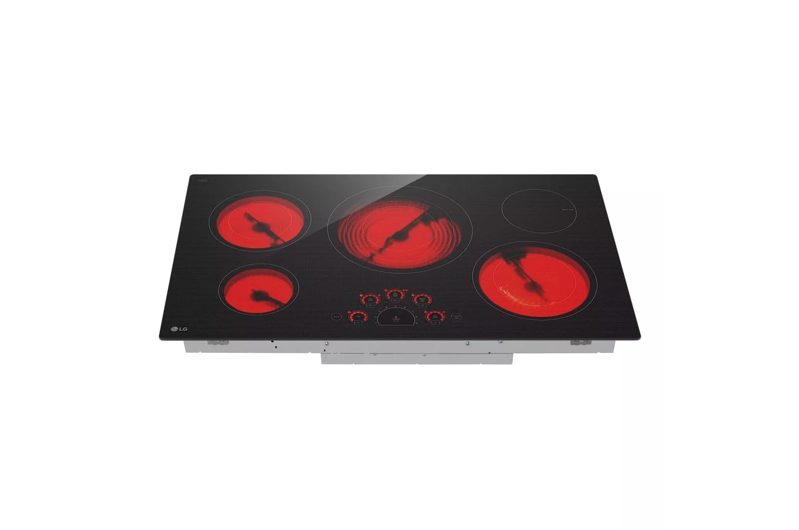 Lg LCE3610SBE 36 Inch Radiant Cooktop, 5 Burner, Black, ENERGY STAR - Image 4