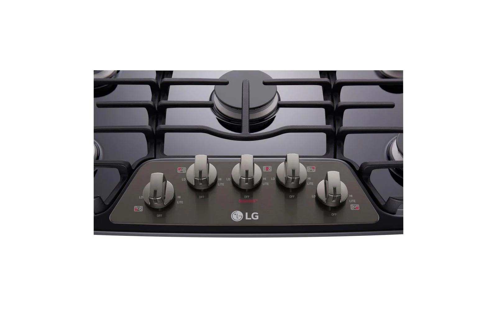 Lg LCG3611BD 36 Inch Gas Cooktop with SuperBoil™ - Image 5