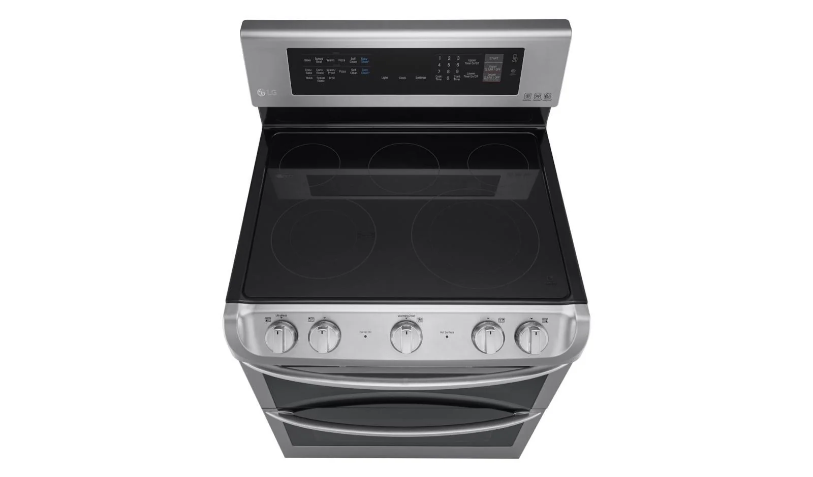 Lg 7.3 cu. ft. Electric Double Oven Range with ProBake Convection® and EasyClean® - Image 3