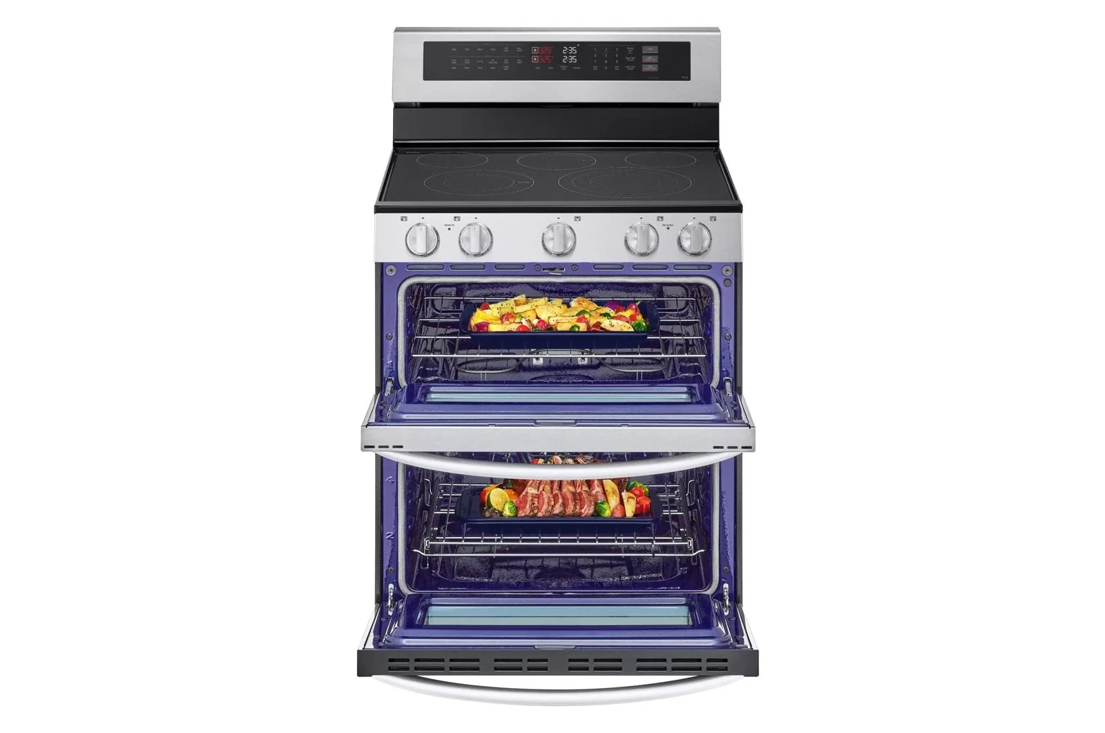 Lg LDEL7324SE 7.3 cu. ft. Smart Electric Double Oven Freestanding Range with ProBake Convection®, Air Fry & Air Sous Vide - Image 5