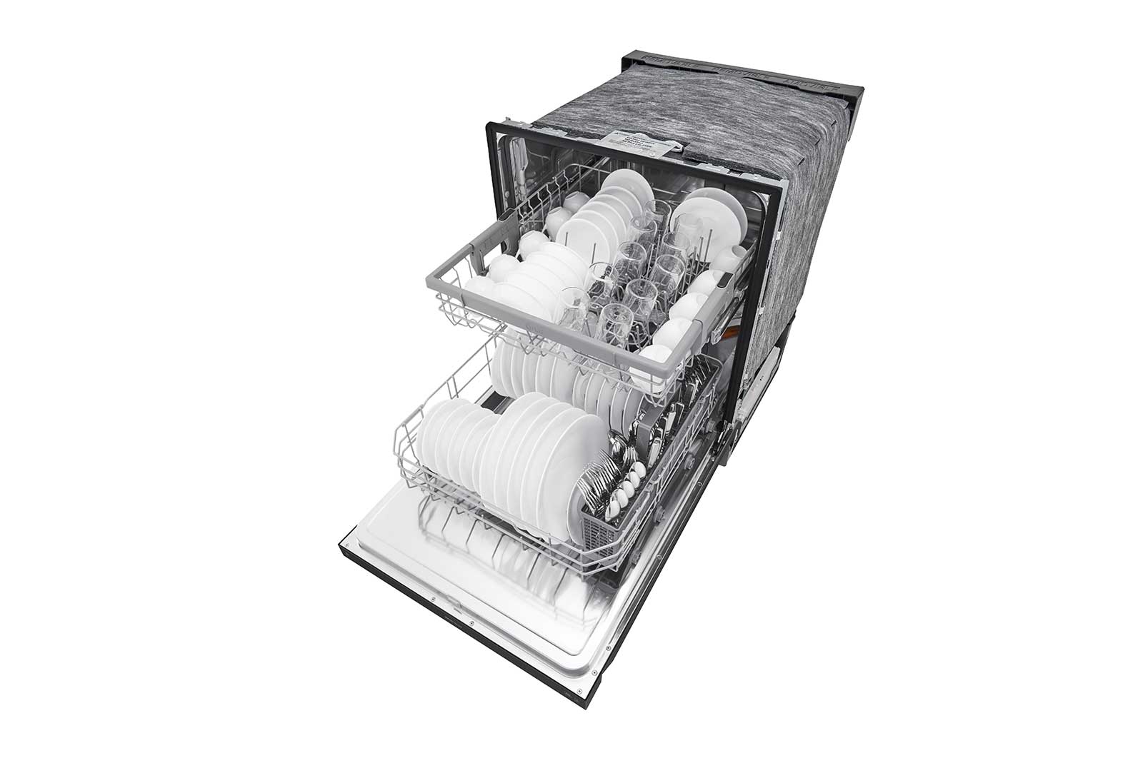 Lg LDF5545BB Front Control Dishwasher with QuadWash™ and EasyRack™ Plus - Image 10
