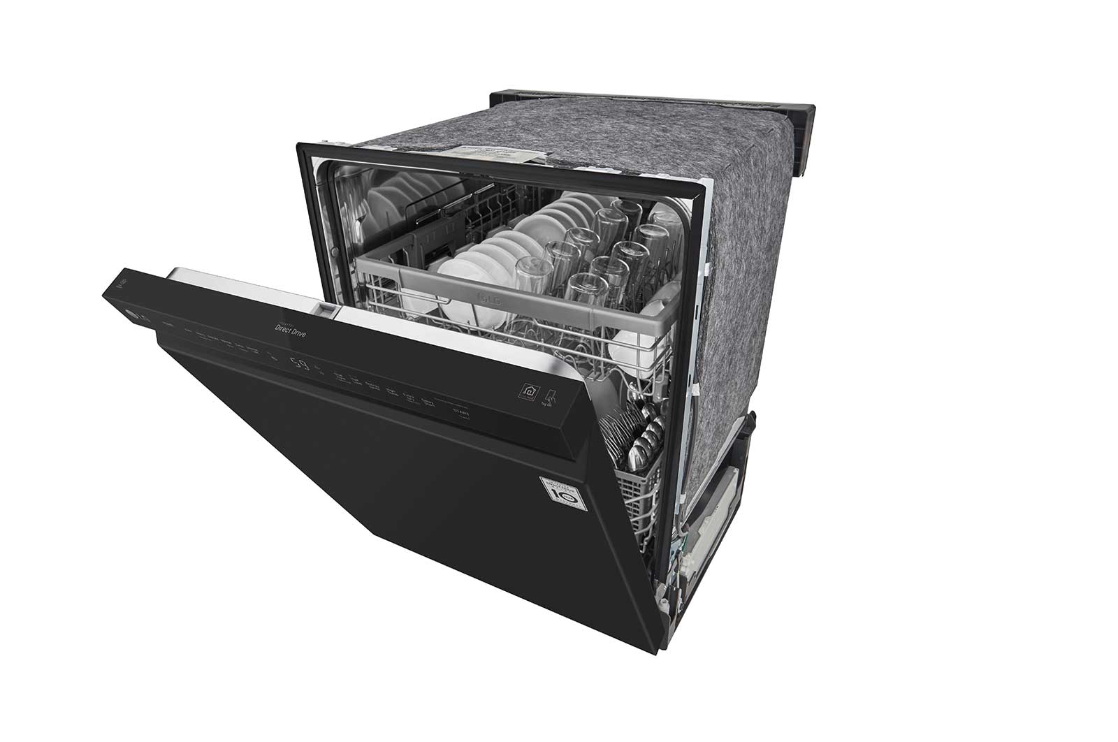 Lg LDF5545BB Front Control Dishwasher with QuadWash™ and EasyRack™ Plus - Image 3