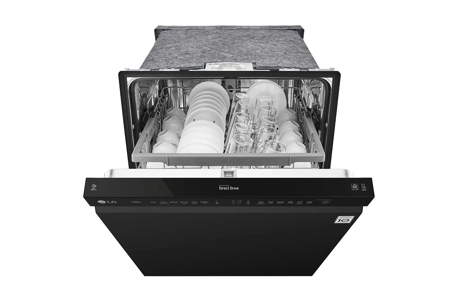 Lg LDF5545BB Front Control Dishwasher with QuadWash™ and EasyRack™ Plus - Image 4