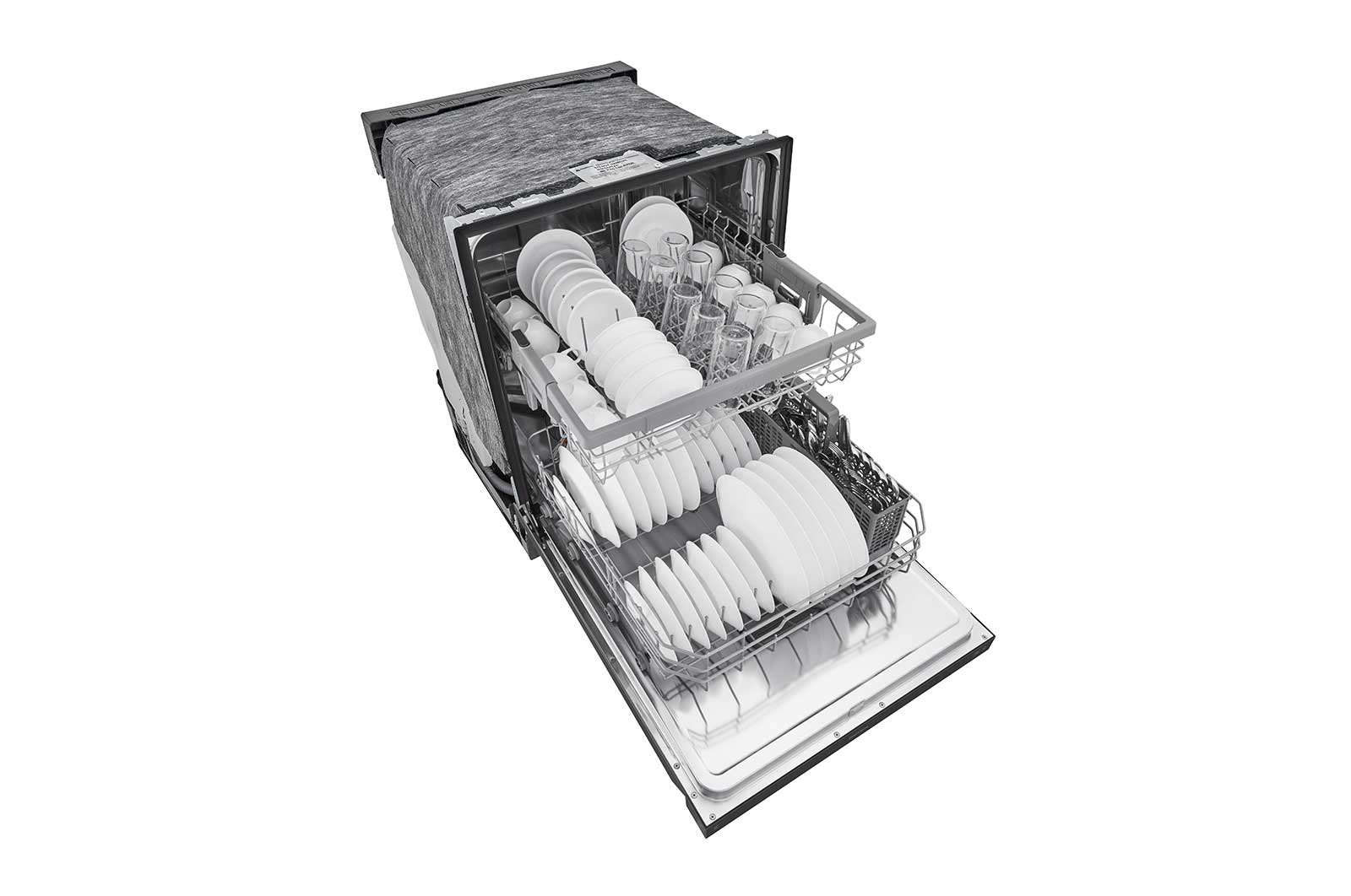 Lg LDF5545BB Front Control Dishwasher with QuadWash™ and EasyRack™ Plus - Image 8