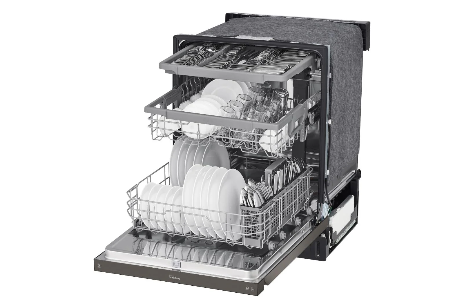 Lg LDFN4542D Front Control Dishwasher with QuadWash™ and 3rd Rack - Image 7