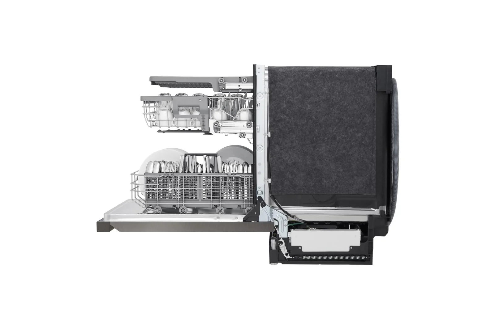 Lg LDFN4542D Front Control Dishwasher with QuadWash™ and 3rd Rack - Image 9
