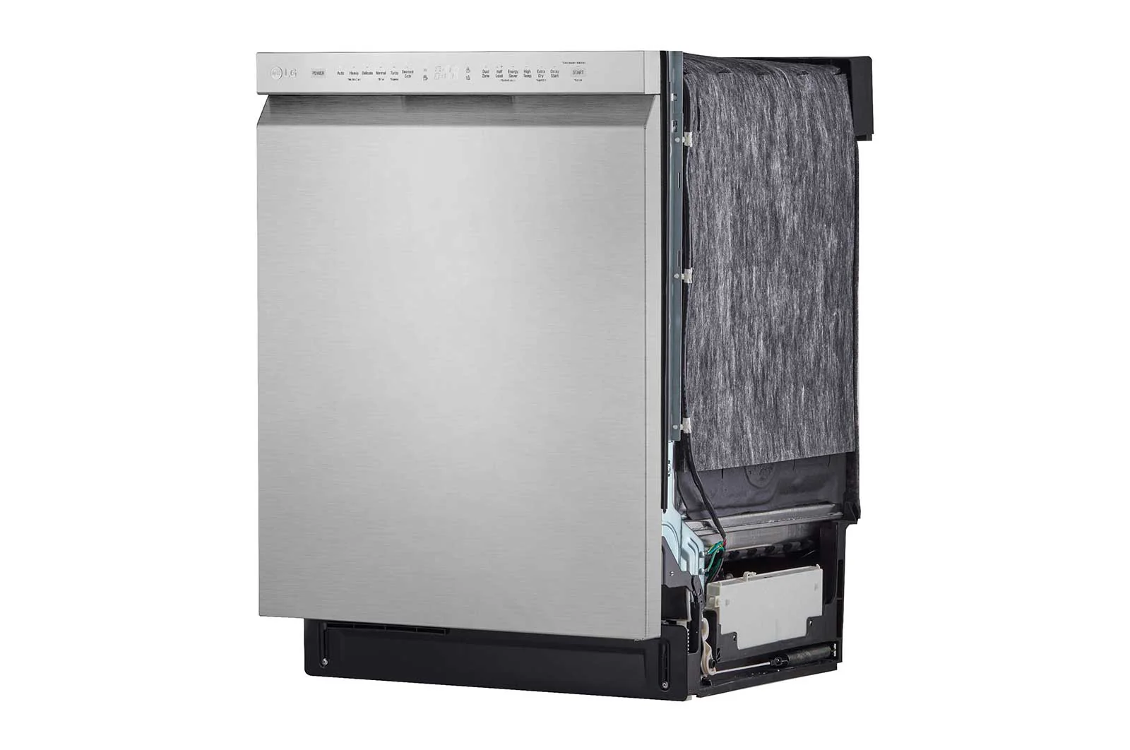 Lg LDFN4542S 24 Inch Wide QuadWash™ Front Control Dishwasher - Stainless Steel - Image 3