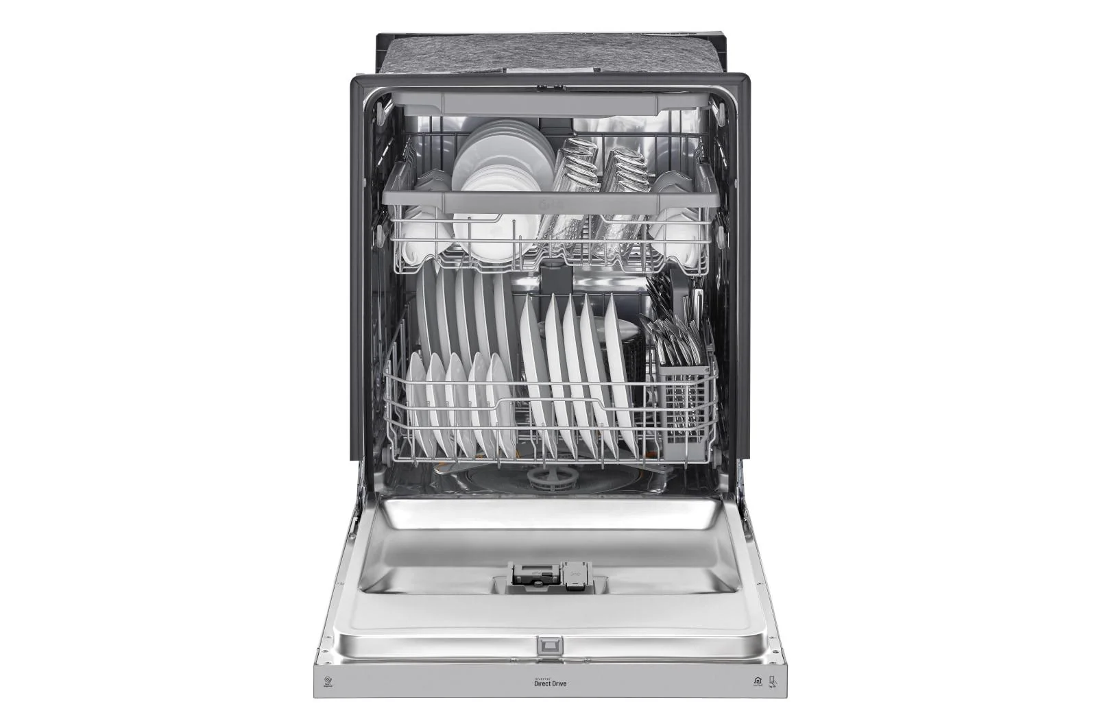 Lg LDFN4542S 24 Inch Wide QuadWash™ Front Control Dishwasher - Stainless Steel - Image 6