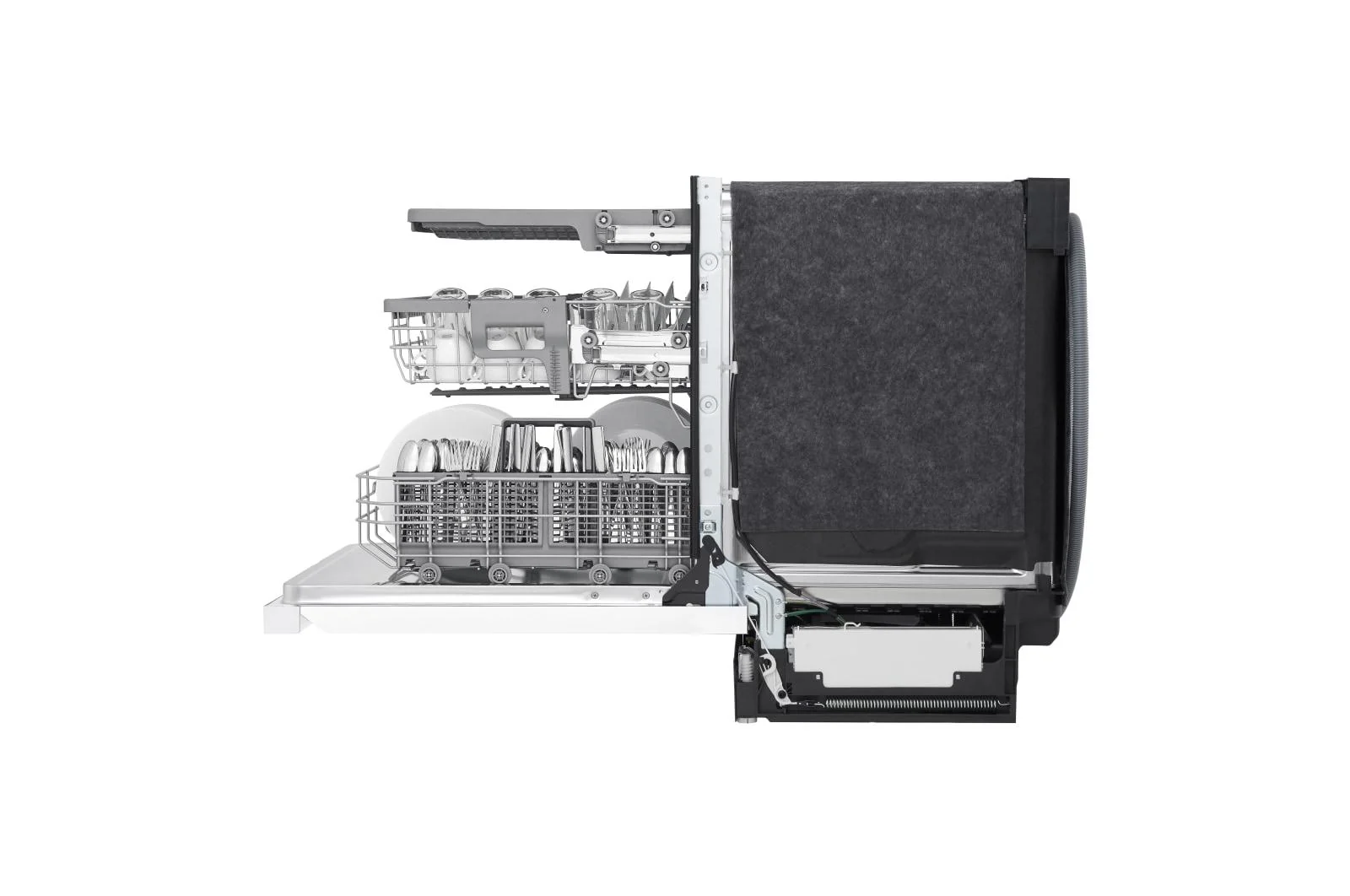 Lg LDFN4542W Front Control Dishwasher with QuadWash™ and 3rd Rack - Image 10