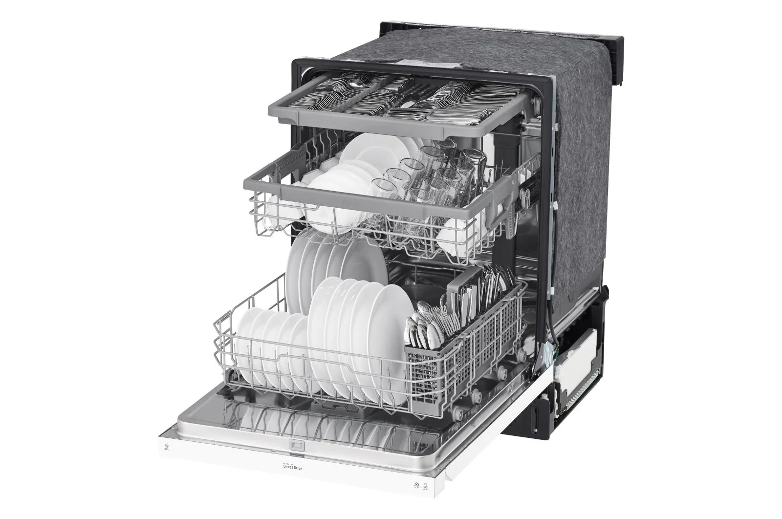 Lg LDFN4542W Front Control Dishwasher with QuadWash™ and 3rd Rack - Image 7