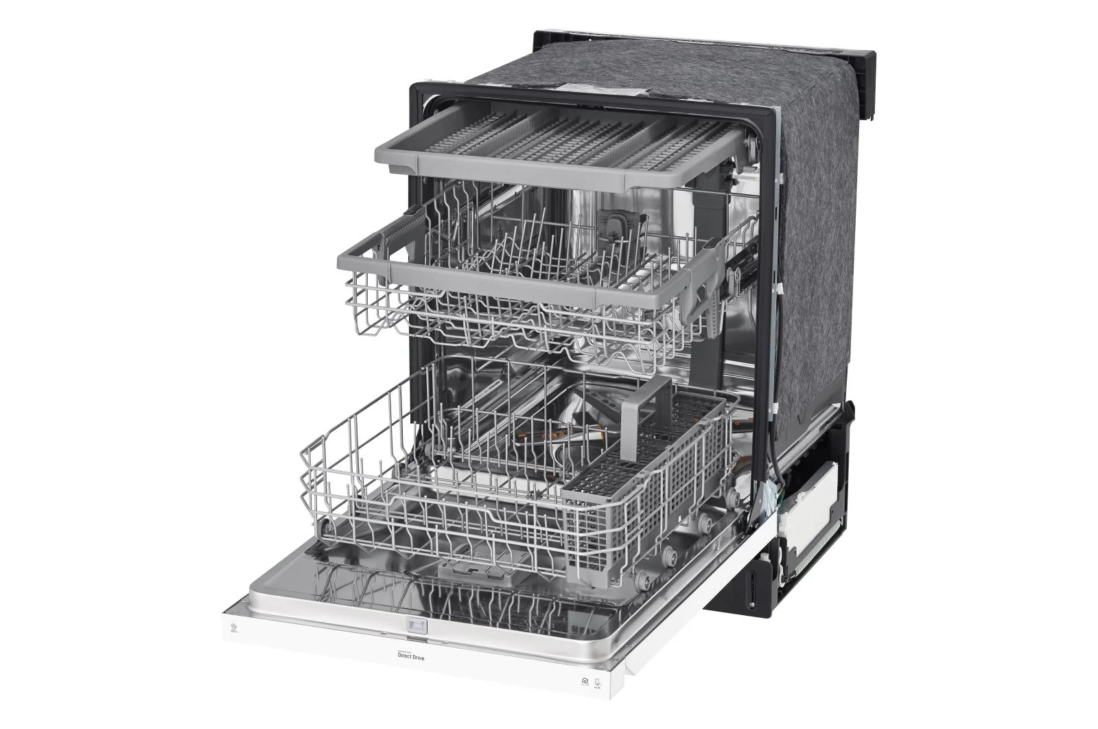 Lg LDFN4542W Front Control Dishwasher with QuadWash™ and 3rd Rack - Image 8