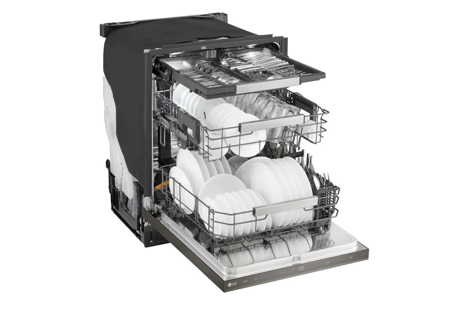 Lg LDNPH753D Smart FlushFit™ Top Control Dishwasher with 1-Hour Wash & Dry, QuadWash® Pro, TrueSteam® and Dynamic Heat Dry™ w/AutoVent Dry™ - Image 14