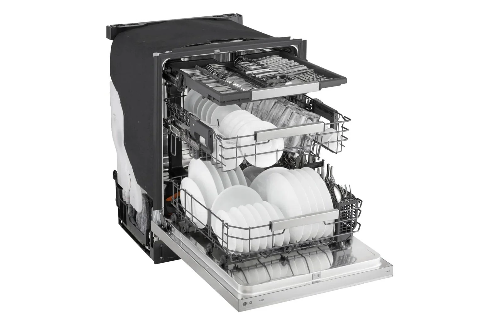 Lg LDNPH753S Smart FlushFit™ Top Control Dishwasher with 1-Hour Wash & Dry, QuadWash® Pro, TrueSteam® and Dynamic Heat Dry™ w/AutoVent Dry™ - Image 7