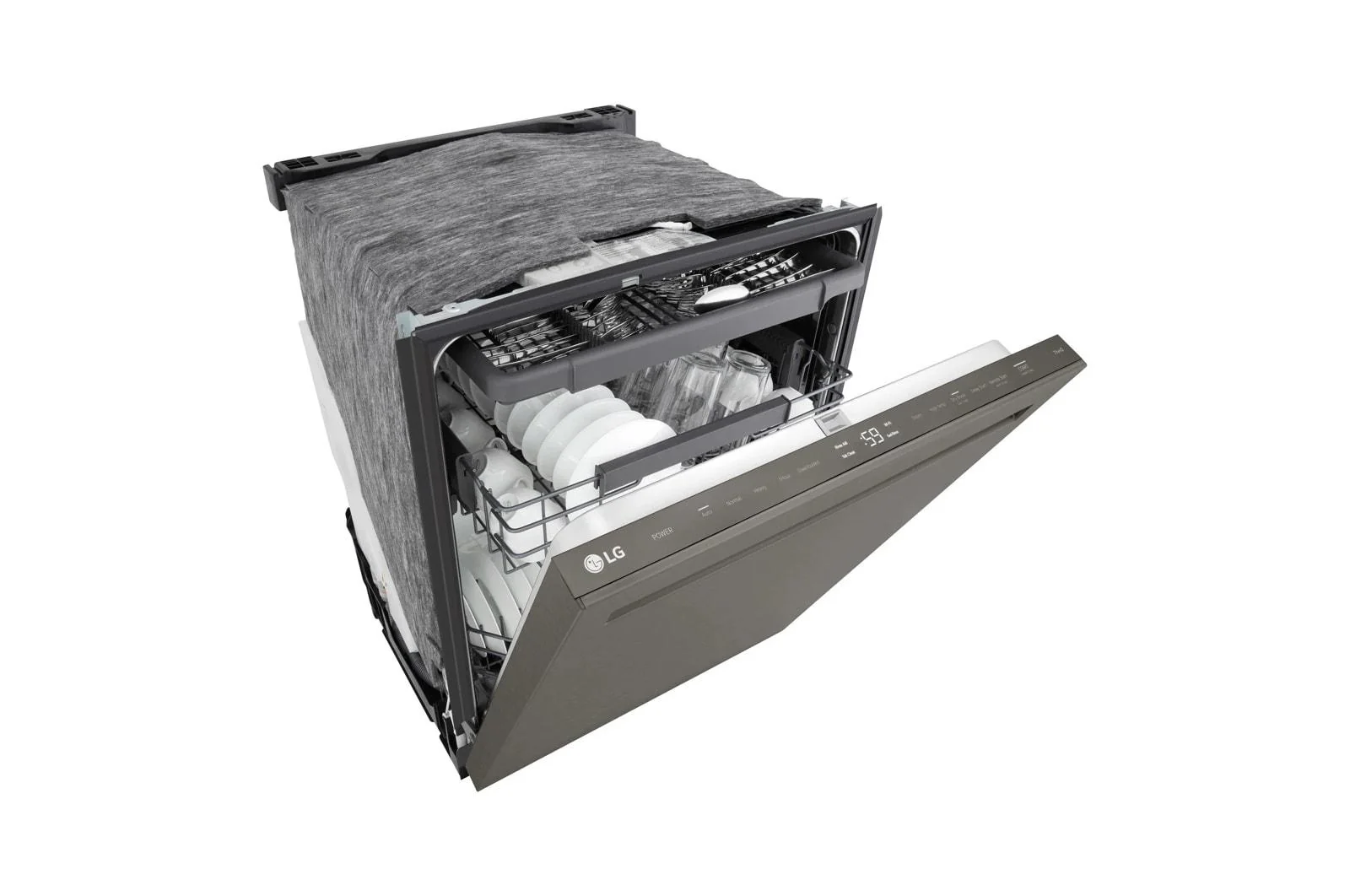 Lg LDNPM545D Smart FlushFit™ Top Control Dishwasher with 1-Hour Wash & Dry, QuadWash® Pro, and Dynamic Heat Dry™ w/AutoVent Dry™ - Image 13