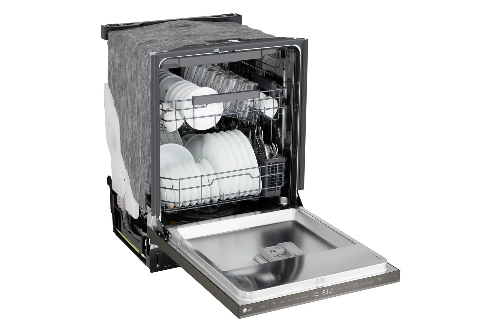 Lg LDNPM545D Smart FlushFit™ Top Control Dishwasher with 1-Hour Wash & Dry, QuadWash® Pro, and Dynamic Heat Dry™ w/AutoVent Dry™ - Image 14