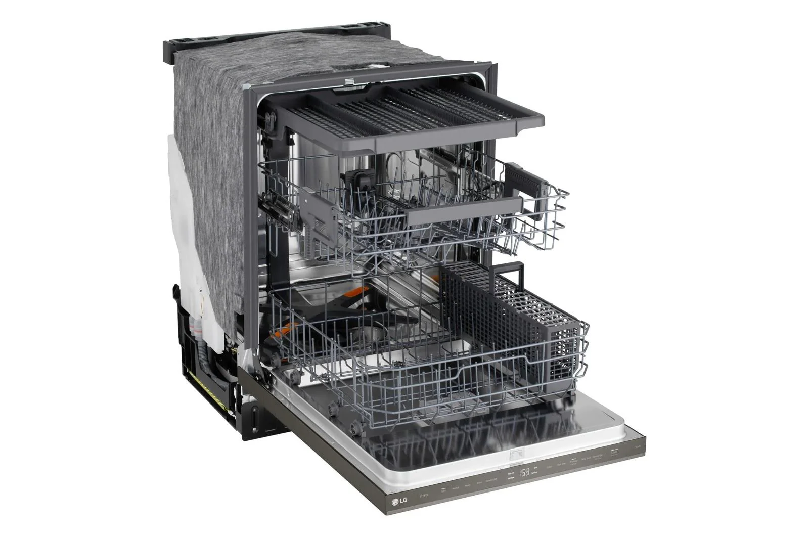 Lg LDNPM545D Smart FlushFit™ Top Control Dishwasher with 1-Hour Wash & Dry, QuadWash® Pro, and Dynamic Heat Dry™ w/AutoVent Dry™ - Image 16