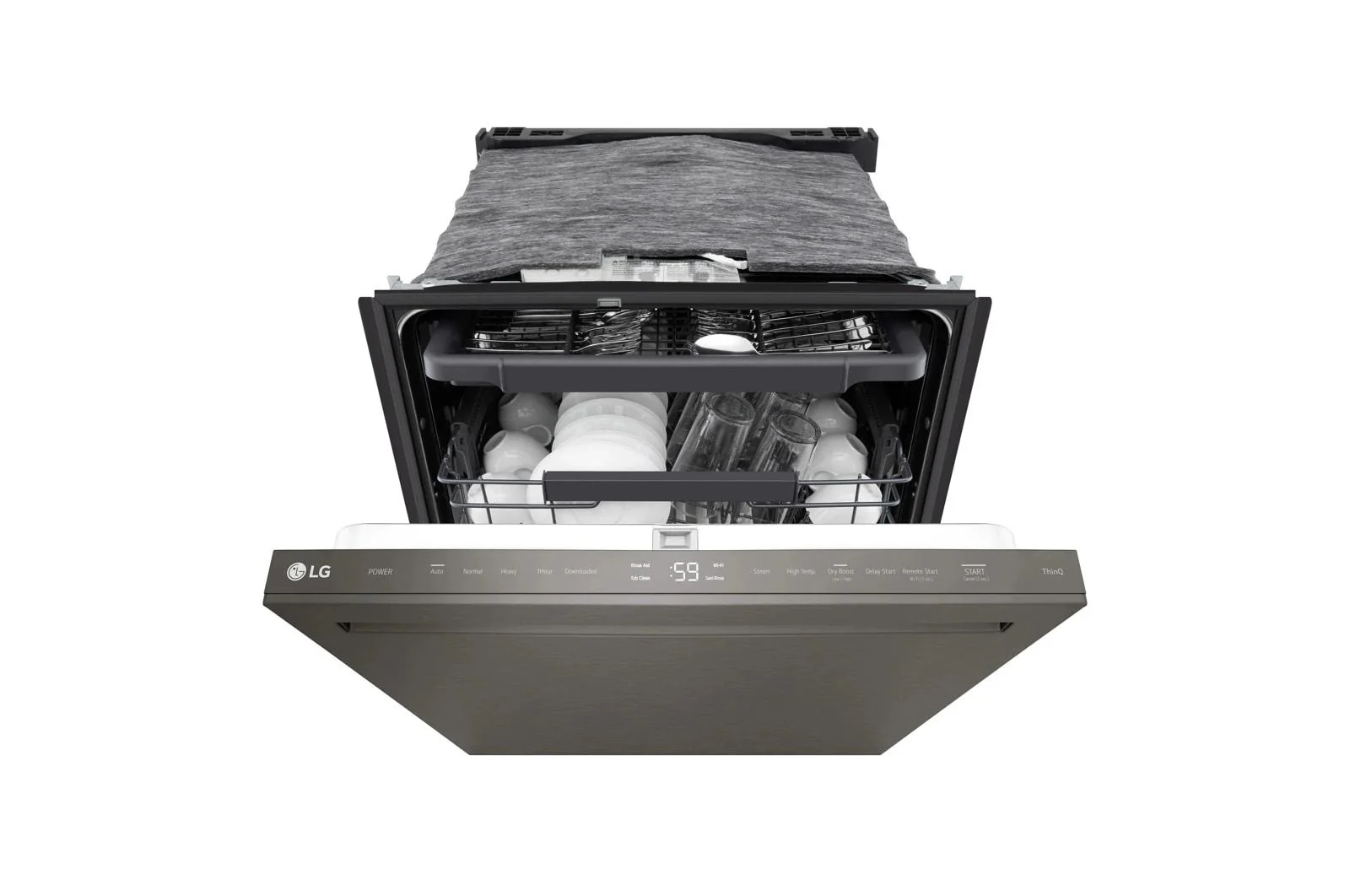 Lg LDNPM545D Smart FlushFit™ Top Control Dishwasher with 1-Hour Wash & Dry, QuadWash® Pro, and Dynamic Heat Dry™ w/AutoVent Dry™ - Image 5