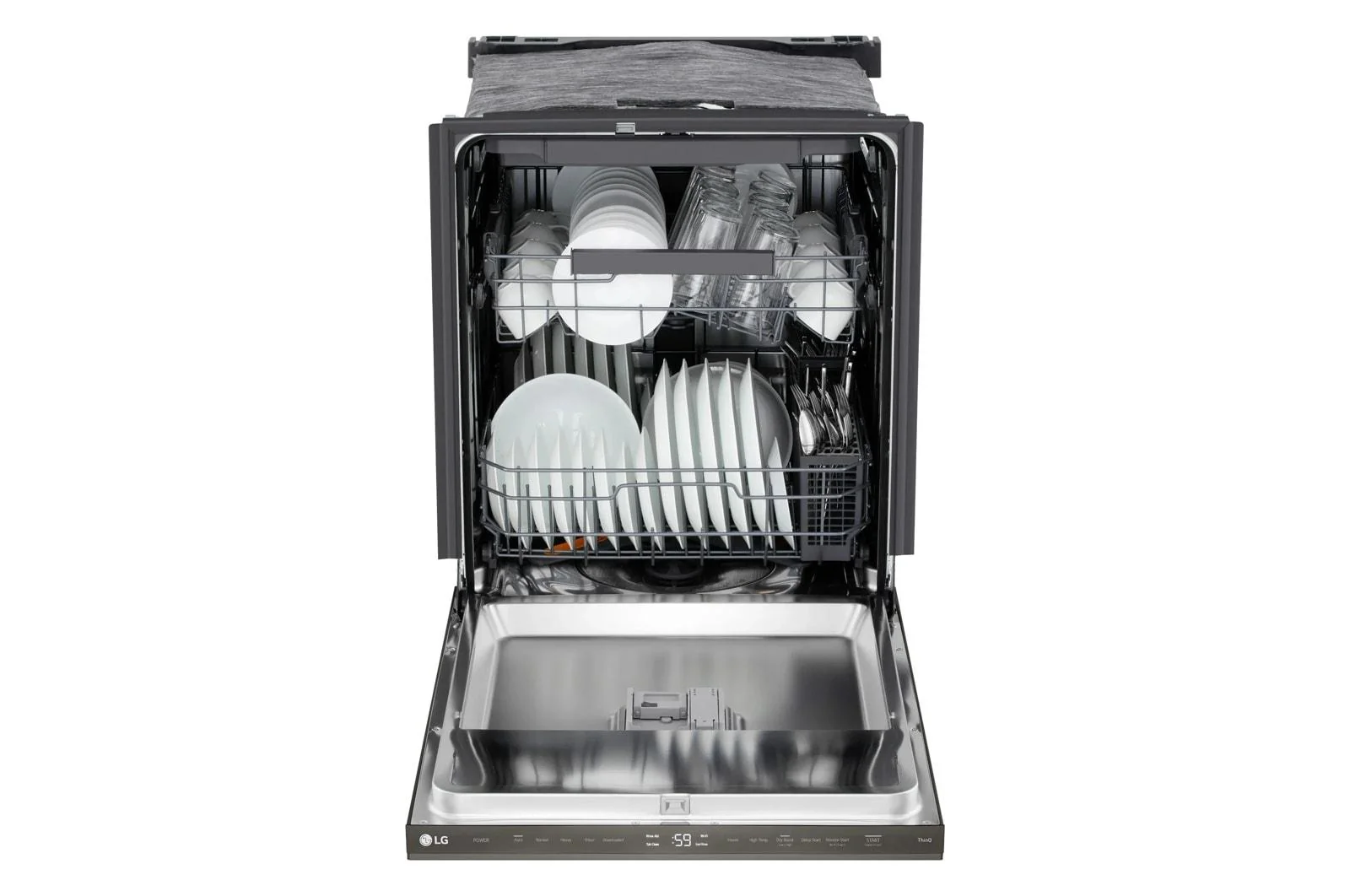 Lg LDNPM545D Smart FlushFit™ Top Control Dishwasher with 1-Hour Wash & Dry, QuadWash® Pro, and Dynamic Heat Dry™ w/AutoVent Dry™ - Image 6