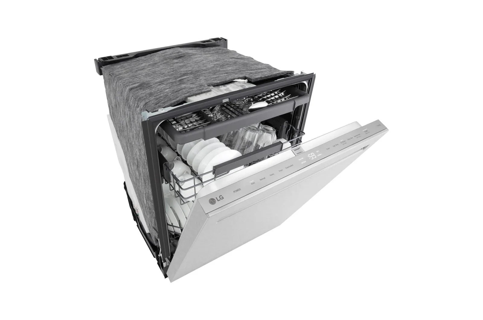 Lg LDNPM545S Smart FlushFit™ Top Control Dishwasher with 1-Hour Wash & Dry, QuadWash® Pro, and Dynamic Heat Dry™ w/AutoVent Dry™ - Image 13