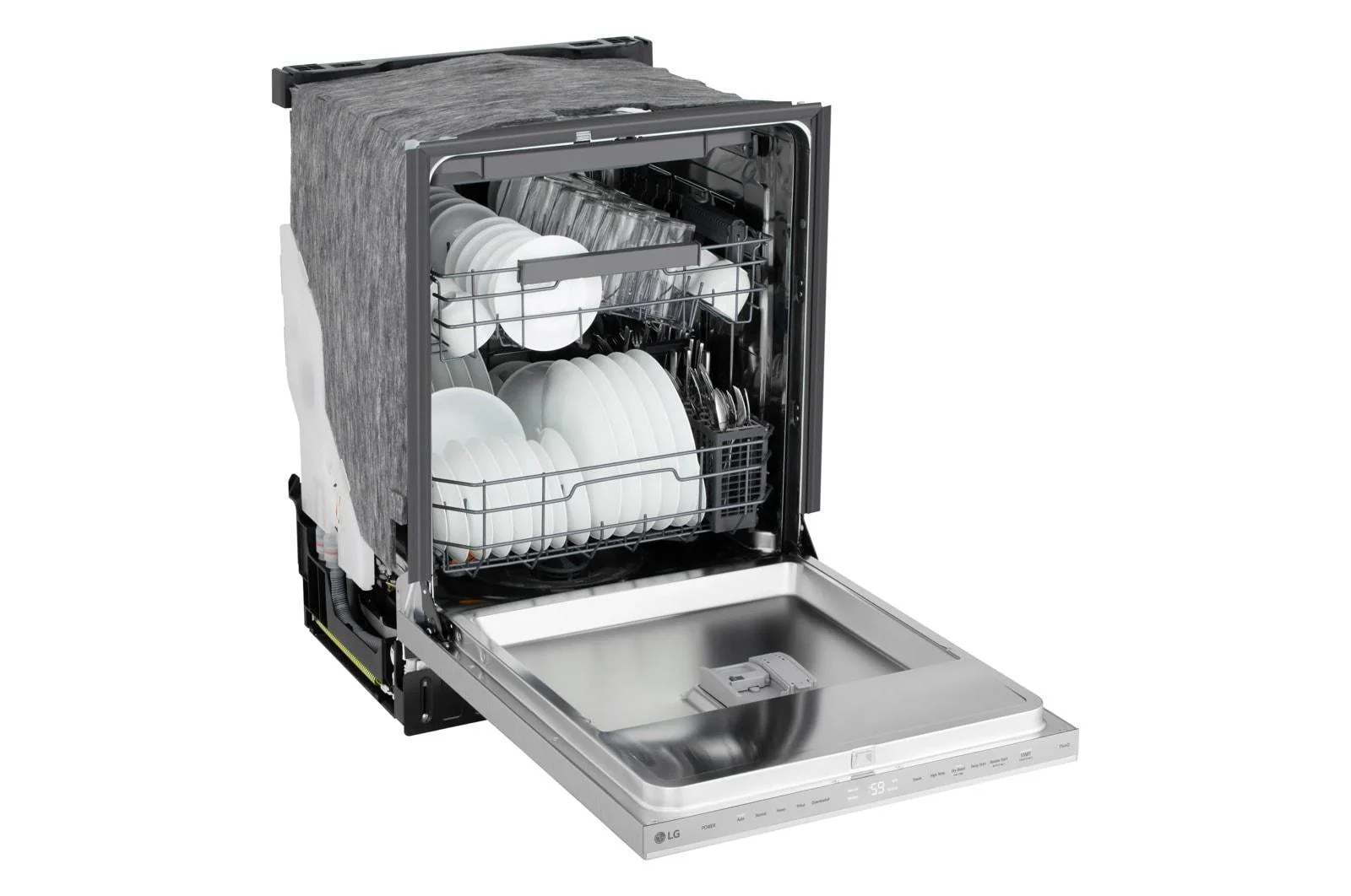 Lg LDNPM545S Smart FlushFit™ Top Control Dishwasher with 1-Hour Wash & Dry, QuadWash® Pro, and Dynamic Heat Dry™ w/AutoVent Dry™ - Image 14