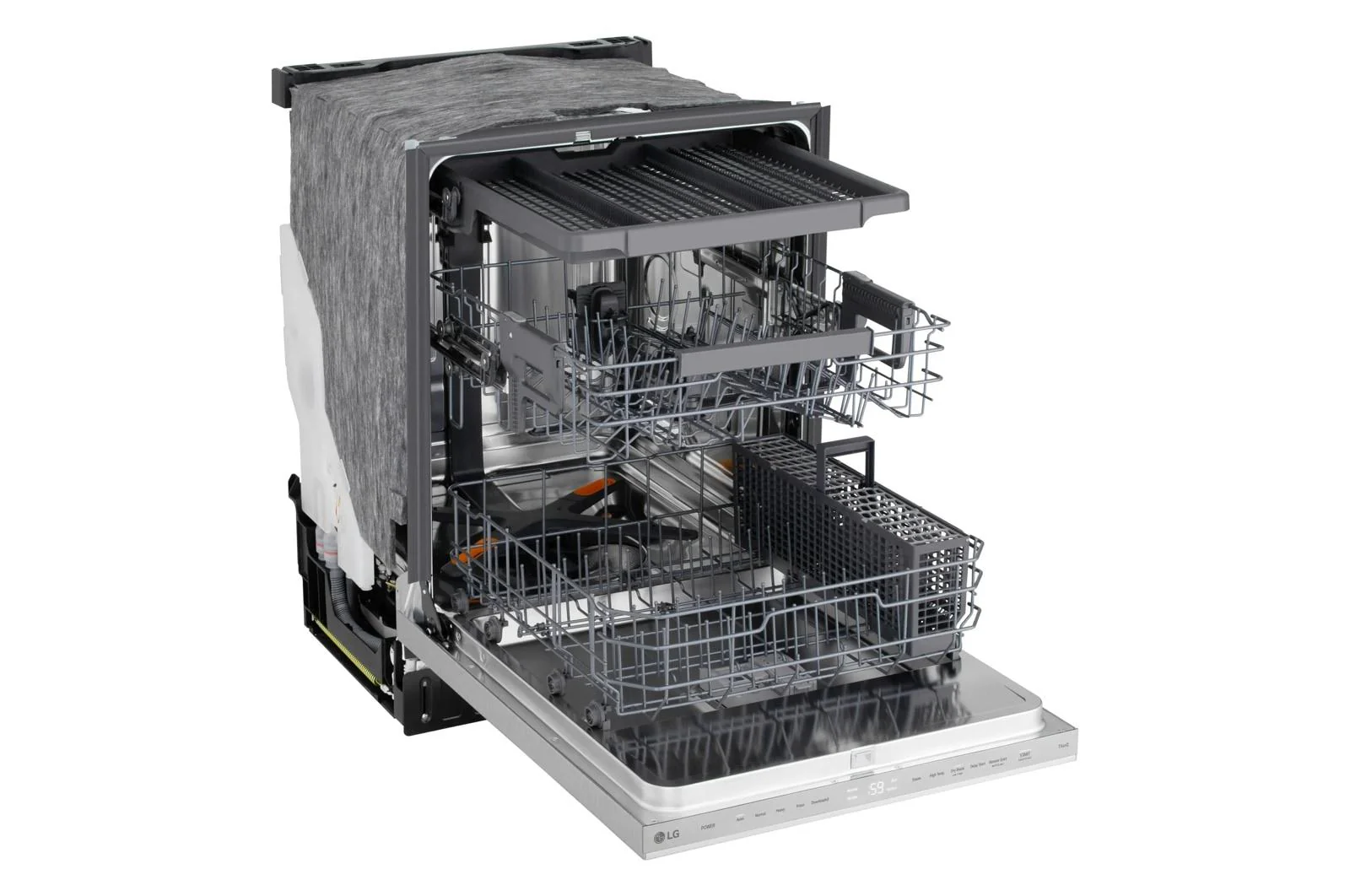 Lg LDNPM545S Smart FlushFit™ Top Control Dishwasher with 1-Hour Wash & Dry, QuadWash® Pro, and Dynamic Heat Dry™ w/AutoVent Dry™ - Image 16
