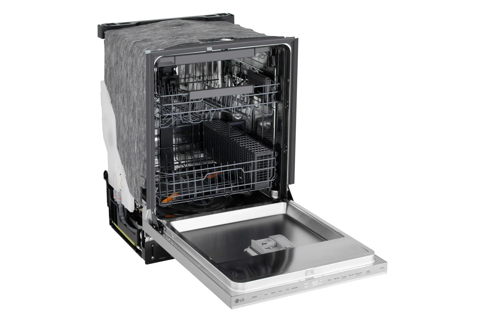 Lg LDNPM545S Smart FlushFit™ Top Control Dishwasher with 1-Hour Wash & Dry, QuadWash® Pro, and Dynamic Heat Dry™ w/AutoVent Dry™ - Image 17