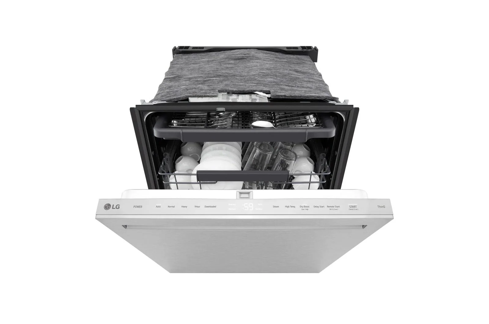 Lg LDNPM545S Smart FlushFit™ Top Control Dishwasher with 1-Hour Wash & Dry, QuadWash® Pro, and Dynamic Heat Dry™ w/AutoVent Dry™ - Image 5