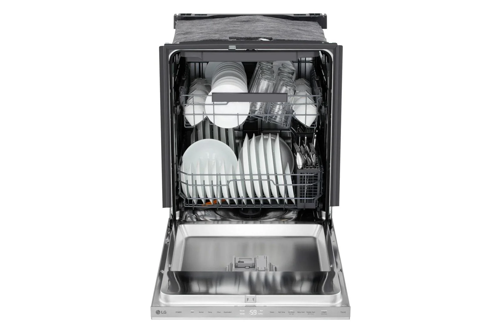 Lg LDNPM545S Smart FlushFit™ Top Control Dishwasher with 1-Hour Wash & Dry, QuadWash® Pro, and Dynamic Heat Dry™ w/AutoVent Dry™ - Image 6