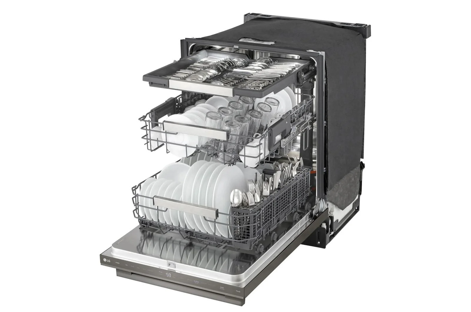 Lg LDNTH753D Smart FlushFit™ Top Control Dishwasher with 1-Hour Wash & Dry, QuadWash® Pro, TrueSteam® and Dynamic Heat Dry™ w/AutoVent Dry™ - Image 13