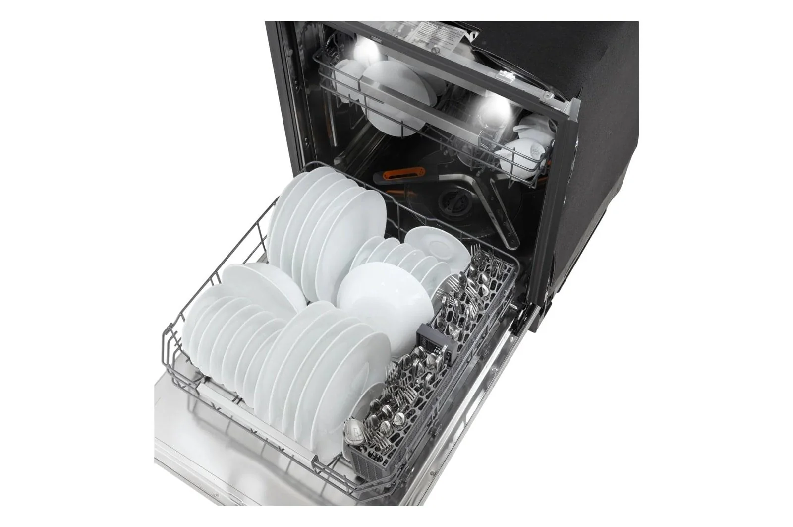 Lg LDNTH753S Smart FlushFit™ Top Control Dishwasher with 1-Hour Wash & Dry, QuadWash® Pro, TrueSteam® and Dynamic Heat Dry™ w/AutoVent Dry™ - Image 12
