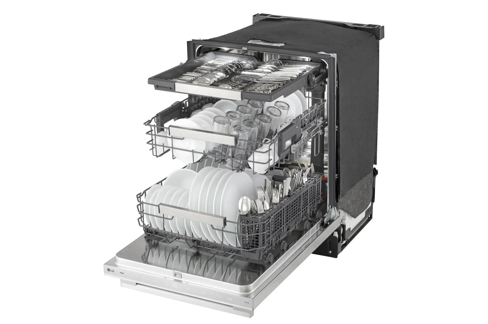 Lg LDNTH753S Smart FlushFit™ Top Control Dishwasher with 1-Hour Wash & Dry, QuadWash® Pro, TrueSteam® and Dynamic Heat Dry™ w/AutoVent Dry™ - Image 13