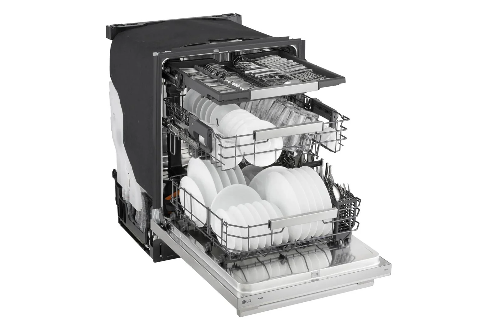 Lg LDNTH753S Smart FlushFit™ Top Control Dishwasher with 1-Hour Wash & Dry, QuadWash® Pro, TrueSteam® and Dynamic Heat Dry™ w/AutoVent Dry™ - Image 18