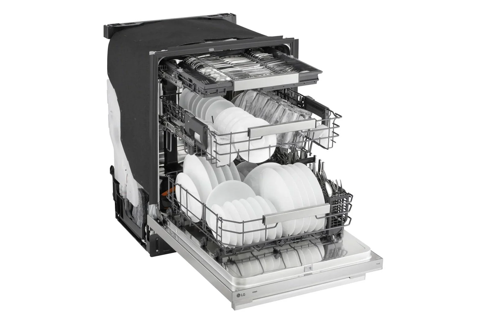 Lg LDNTH862S Smart Top Control Dishwasher with FlushFit Design, 1-Hour Wash & Dry, BlastZone™, QuadWash® Pro, TrueSteam® and Dynamic Heat Dry™ w/AutoVent Dry™ - Image 15