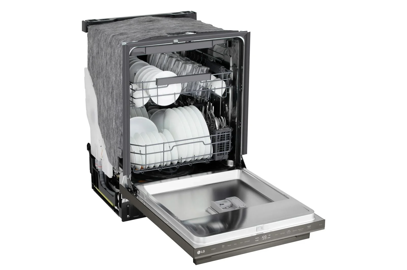 Lg LDNTM545D Smart FlushFit™ Top Control Dishwasher with 1-Hour Wash & Dry, QuadWash® Pro, and Dynamic Heat Dry™ w/AutoVent Dry™ - Image 13