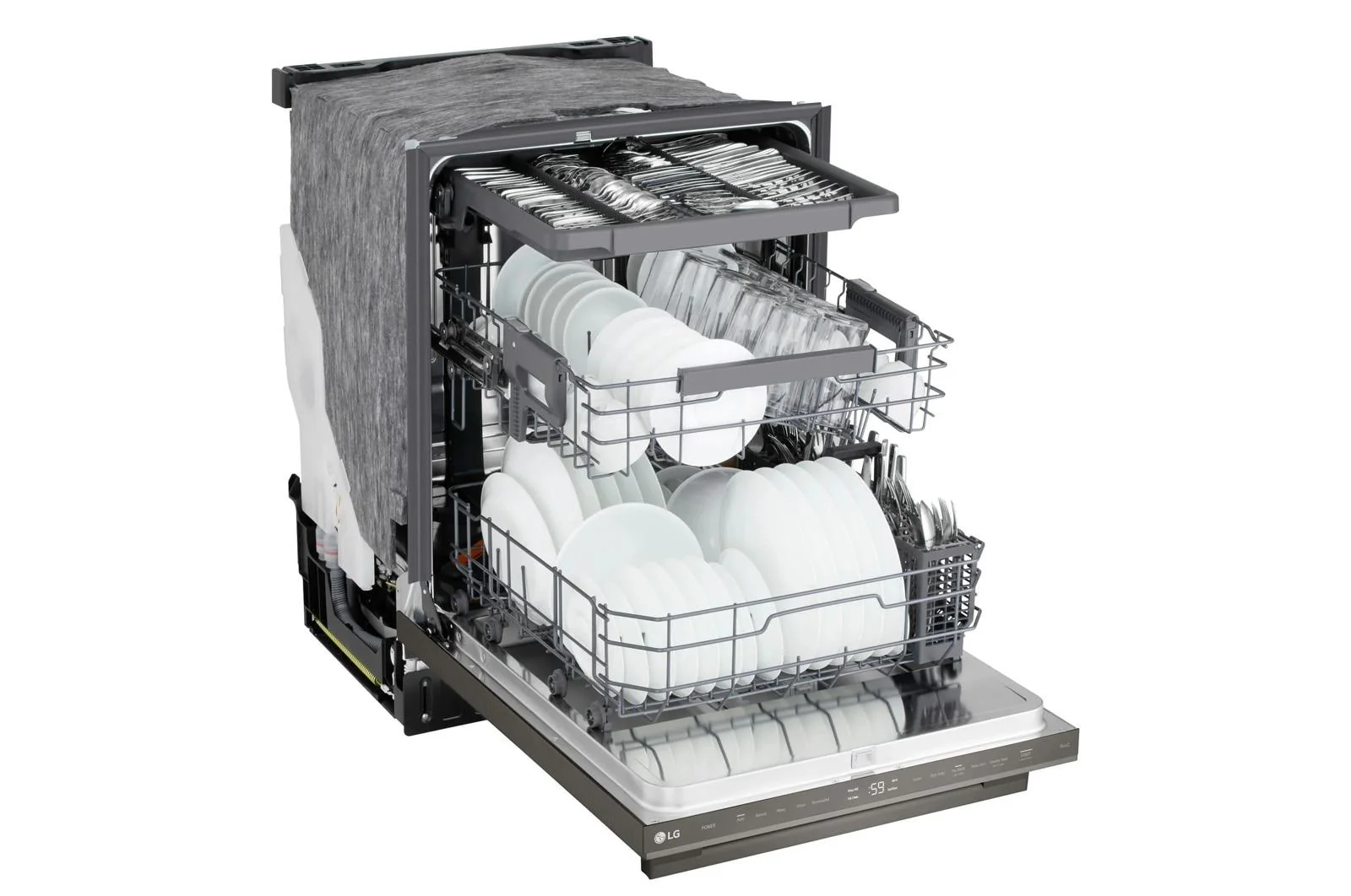 Lg LDNTM545D Smart FlushFit™ Top Control Dishwasher with 1-Hour Wash & Dry, QuadWash® Pro, and Dynamic Heat Dry™ w/AutoVent Dry™ - Image 14
