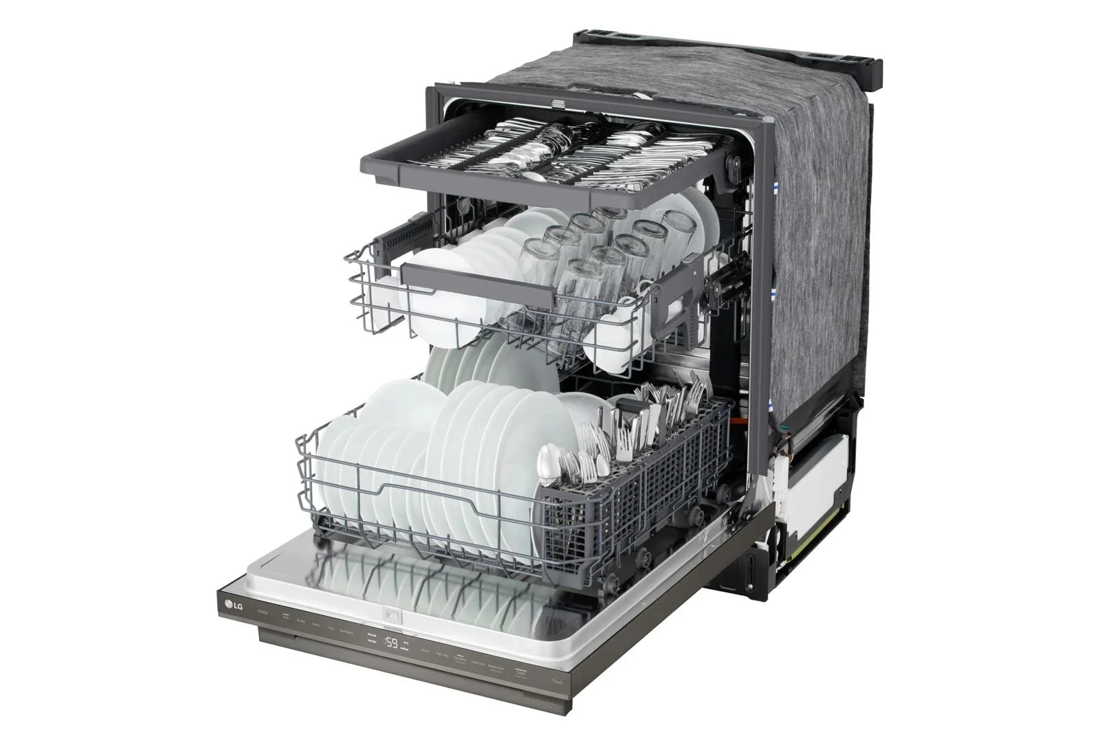 Lg LDNTM545D Smart FlushFit™ Top Control Dishwasher with 1-Hour Wash & Dry, QuadWash® Pro, and Dynamic Heat Dry™ w/AutoVent Dry™ - Image 21