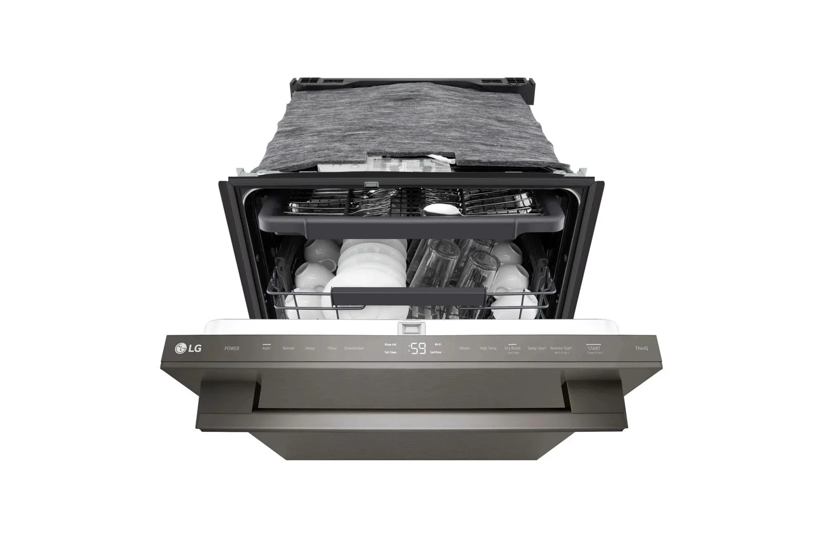 Lg LDNTM545D Smart FlushFit™ Top Control Dishwasher with 1-Hour Wash & Dry, QuadWash® Pro, and Dynamic Heat Dry™ w/AutoVent Dry™ - Image 8