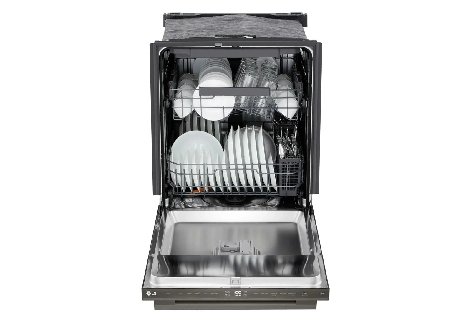 Lg LDNTM545D Smart FlushFit™ Top Control Dishwasher with 1-Hour Wash & Dry, QuadWash® Pro, and Dynamic Heat Dry™ w/AutoVent Dry™ - Image 9