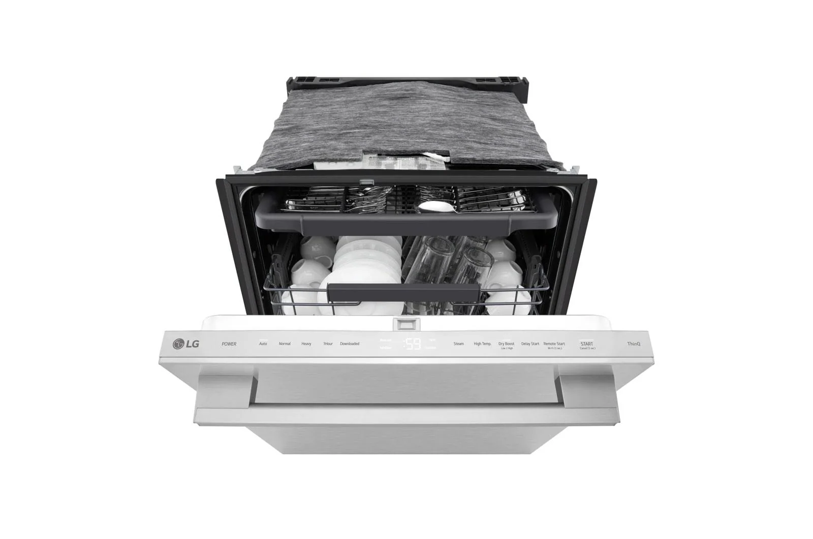 Lg LDNTM545S Smart FlushFit™ Top Control Dishwasher with 1-Hour Wash & Dry, QuadWash® Pro, and Dynamic Heat Dry™ w/AutoVent Dry™ - Image 11