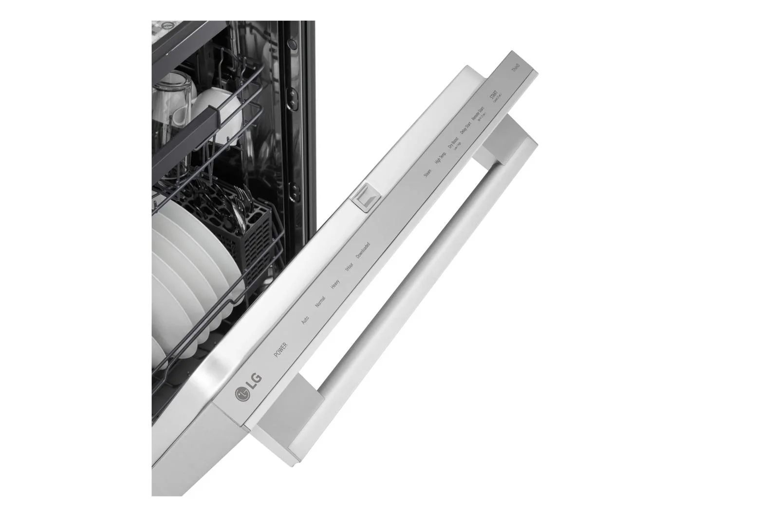 Lg LDNTM545S Smart FlushFit™ Top Control Dishwasher with 1-Hour Wash & Dry, QuadWash® Pro, and Dynamic Heat Dry™ w/AutoVent Dry™ - Image 12