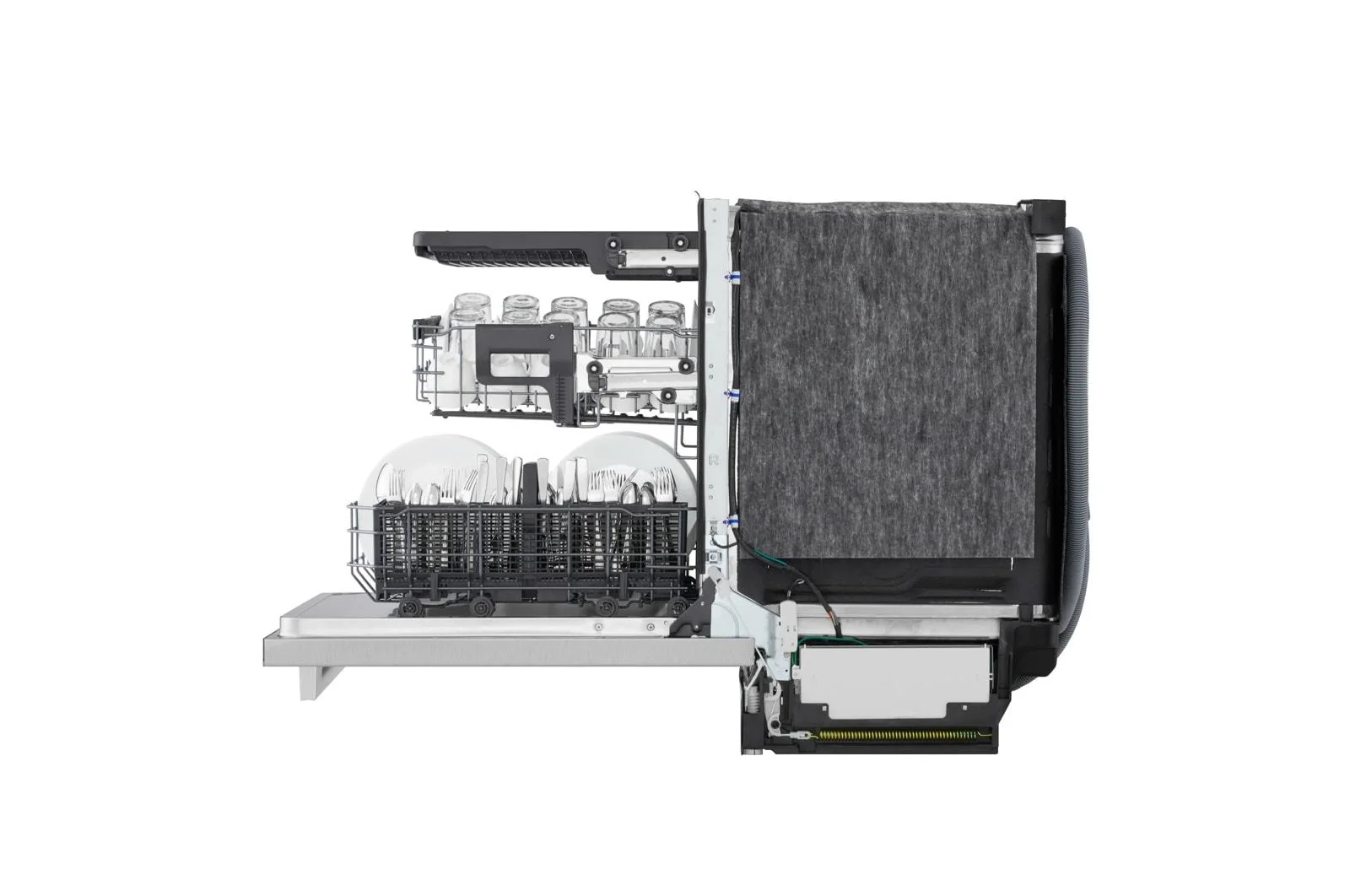 Lg LDNTM545S Smart FlushFit™ Top Control Dishwasher with 1-Hour Wash & Dry, QuadWash® Pro, and Dynamic Heat Dry™ w/AutoVent Dry™ - Image 13